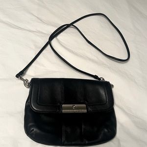 Coach Kristin Black Leather Crossbody